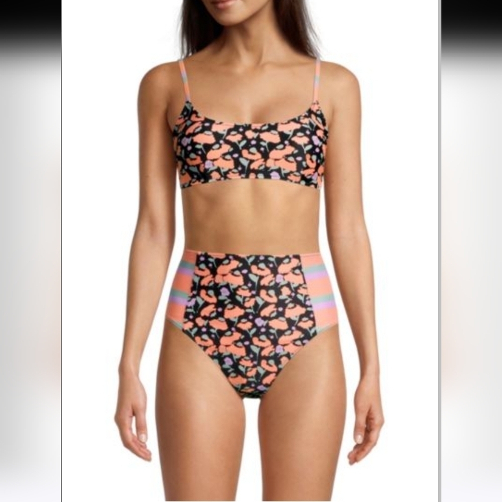 TANYA TAYLOR NWT Kaia Bikini Top & Bottom XSmall